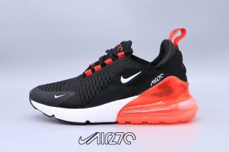 New Nike Air Max 270 Black Total Orange White