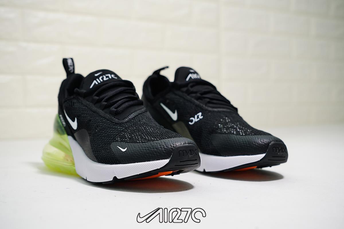 Nike Air Max 270 Black White Volt Breath Upper