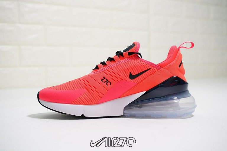 red air max 270 on feet
