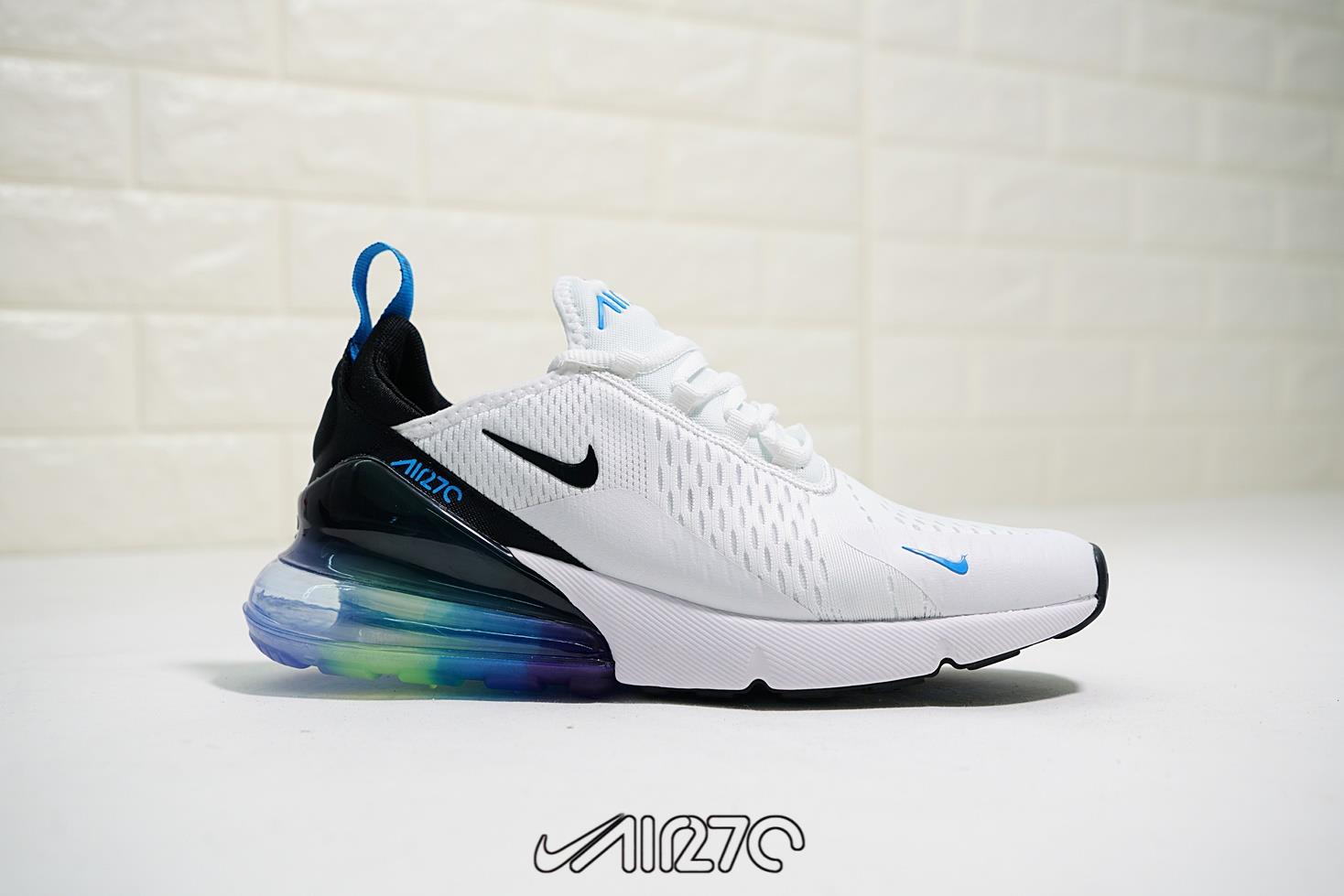 black blue air max 270