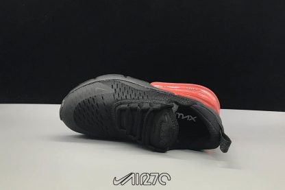 Kids Nike Air Max 270 Black Hot Punch shoes