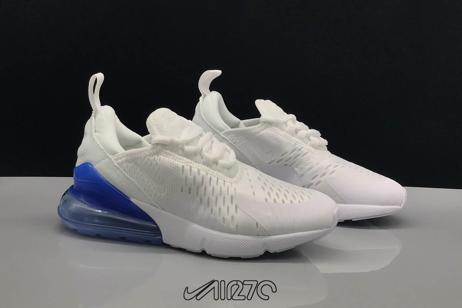 Where to buy Kids Nike Air Max 270 White Photo Blue