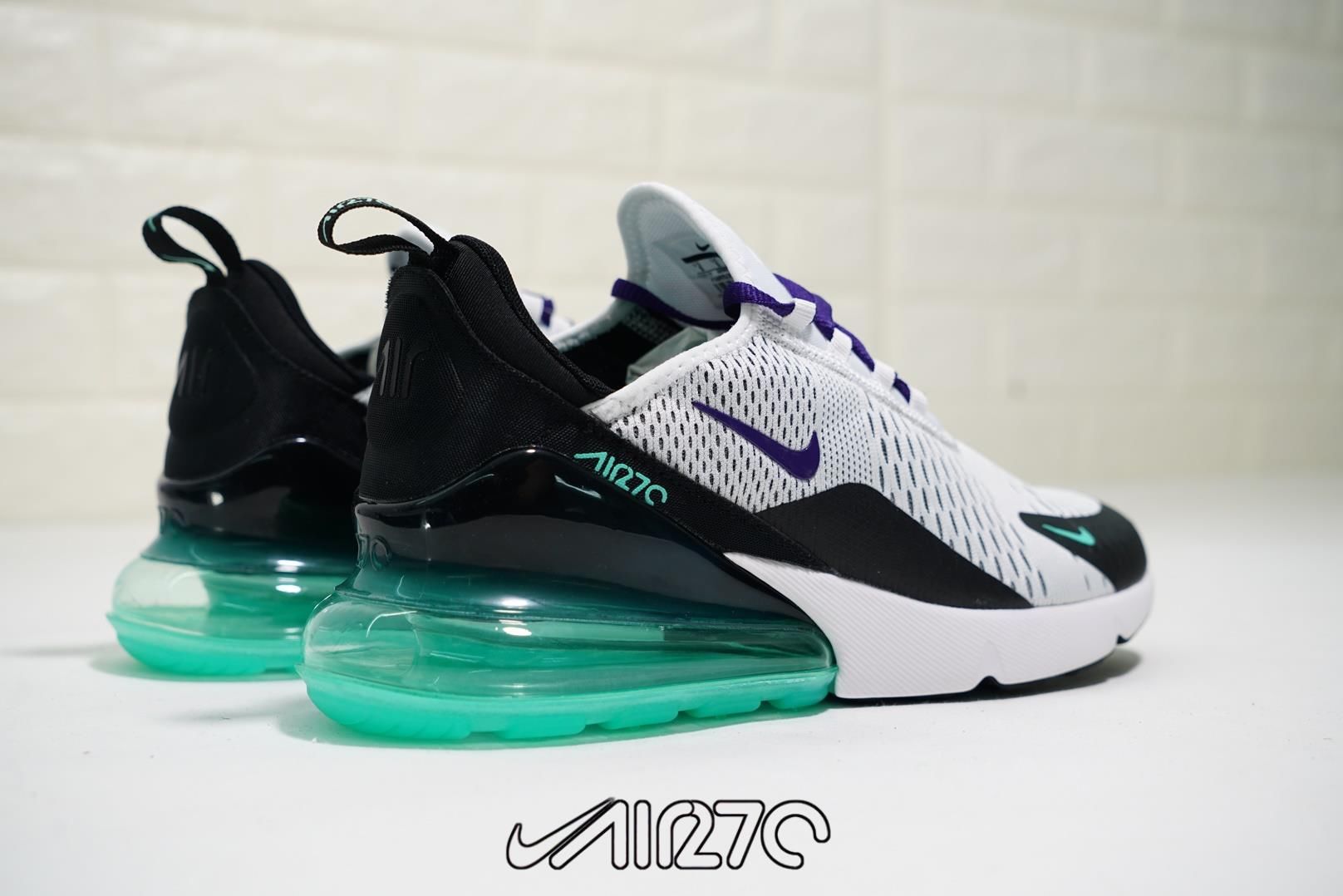 black and teal air max