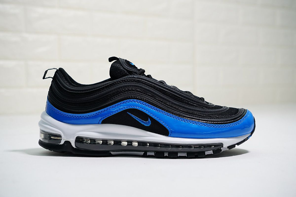 air max blue and black