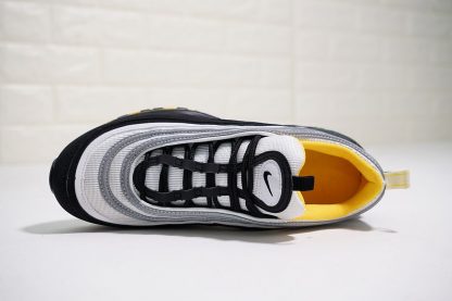 Nike Air Max 97 Black White-Amarillo upper look