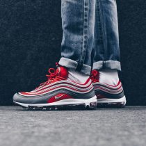 Nike Air Max 97 Gym Red on feet