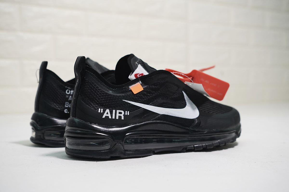 Off-White x Nike Air Max 97 OG Black Cone-Black-White 2018 For Sale