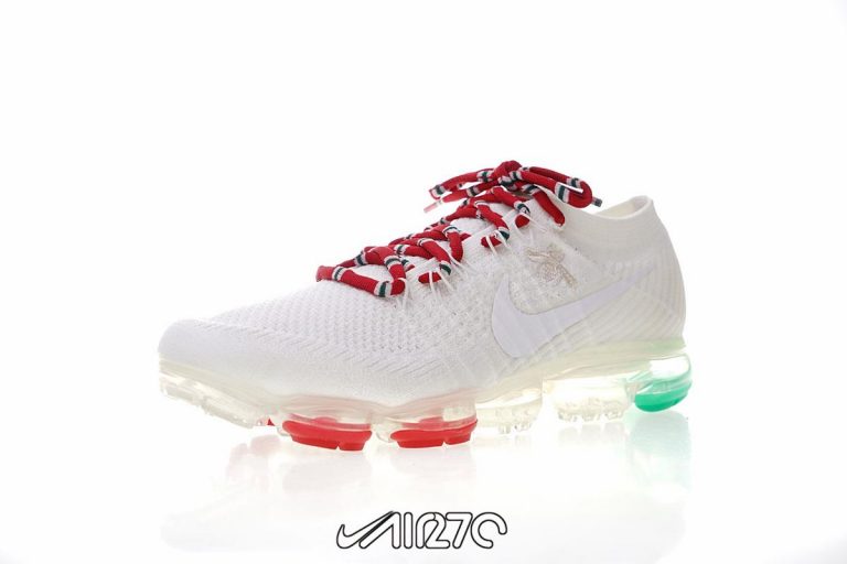 vapormax green and red