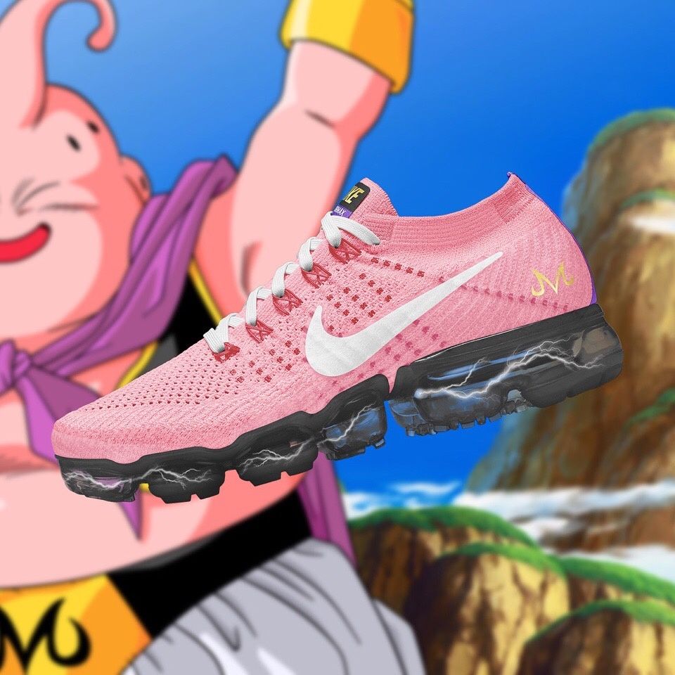 Girls Dragon Ball Super x Nike Air VaporMax Majin Buu Pink