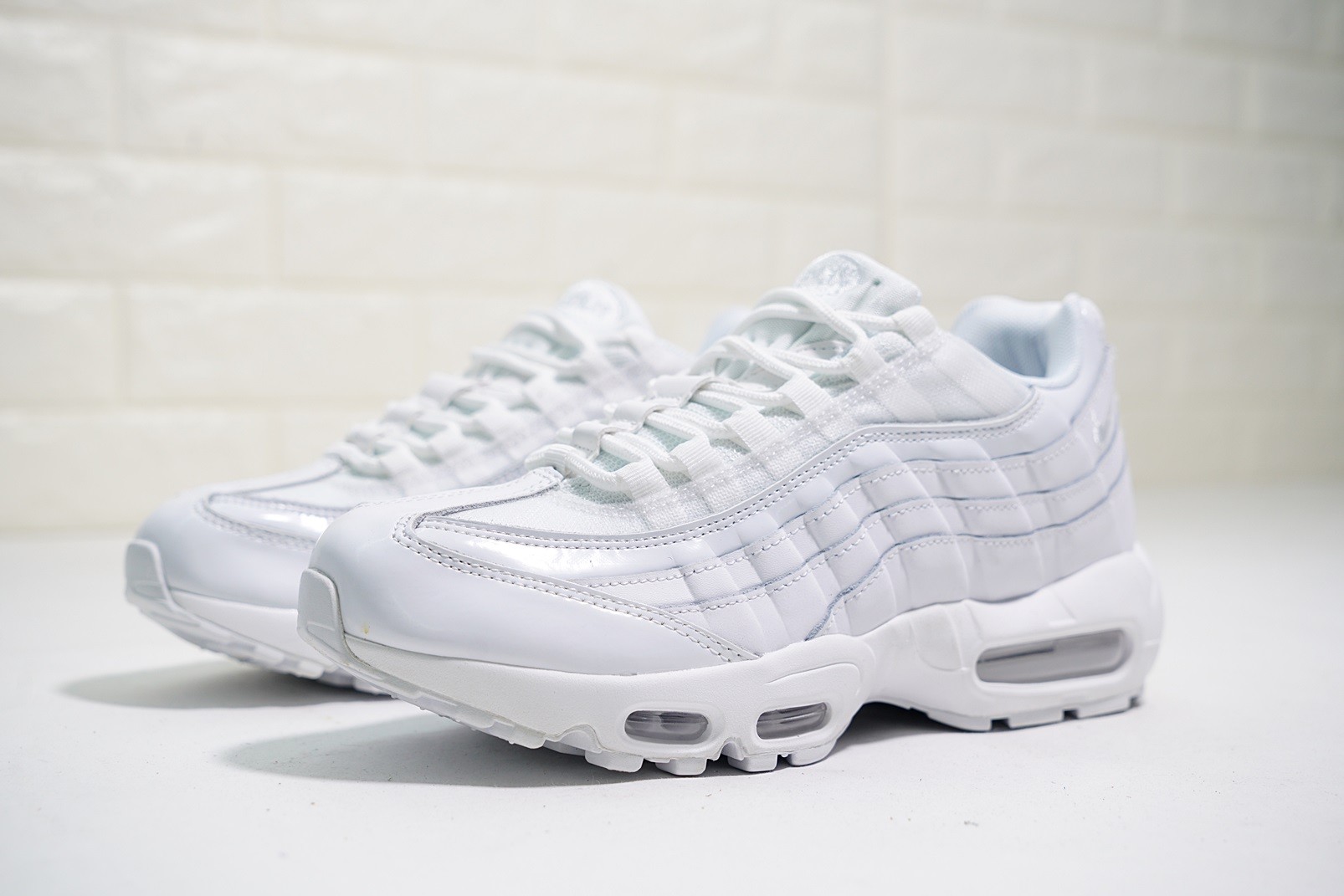 Men's Nike Air Max 95 Triple White 307960-108 Shoes Sale