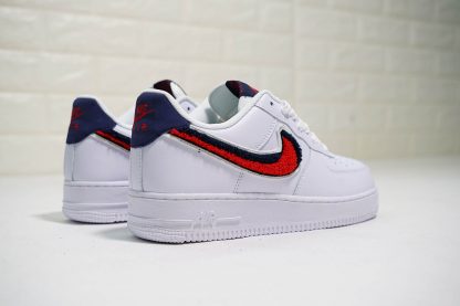 Nike Air Force 1 Low 3D Chenille Swoosh blue red