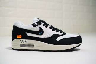 Off White X Nike Air Max 1 Black White