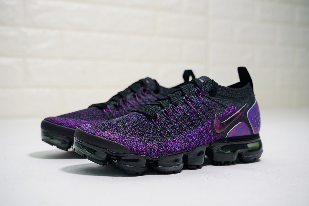 Womens and Mens Nike Vapormax Flyknit 2.0 Purple Camo