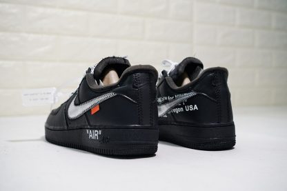 Air Force 1 07 Virgil x MoMA Black heel