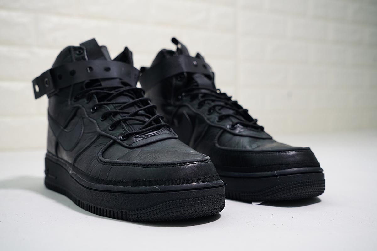 All Black Nike Air Force 1 VIP MAGIC STICK - Mens Shoes