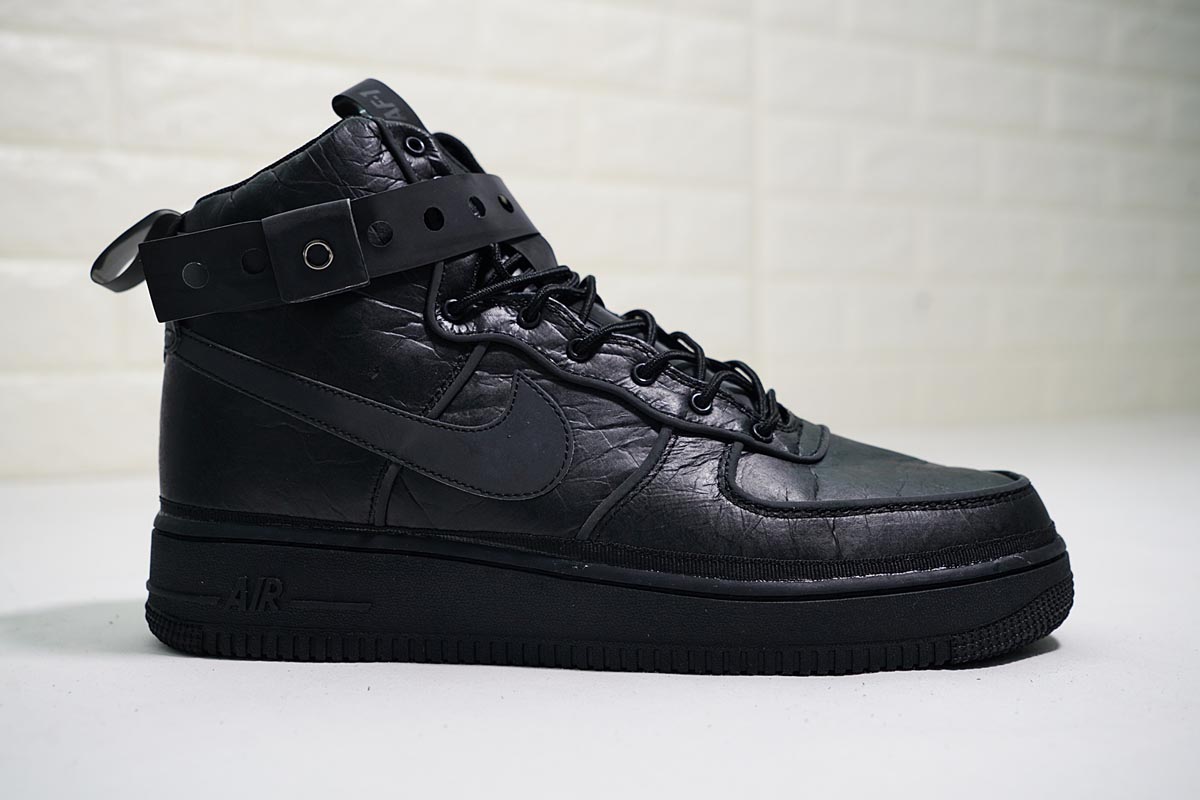 All Black Nike Air Force 1 VIP MAGIC STICK - Mens Shoes