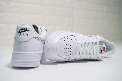 Clear White Nike Air Force 1 Just Do It Shoes