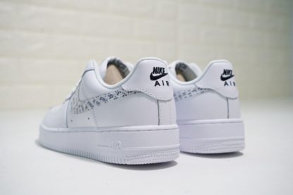 Clear White Nike Air Force 1 Just Do It heel