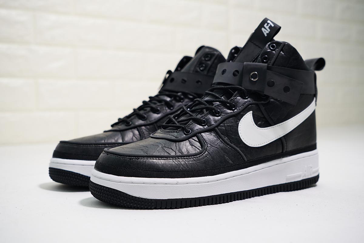 MAGIC STICK X Nike Air Force 1 high VIP Black/White - Mens Shoes