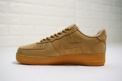 Nike Air Foce 1 Low Flax Wheat swoosh