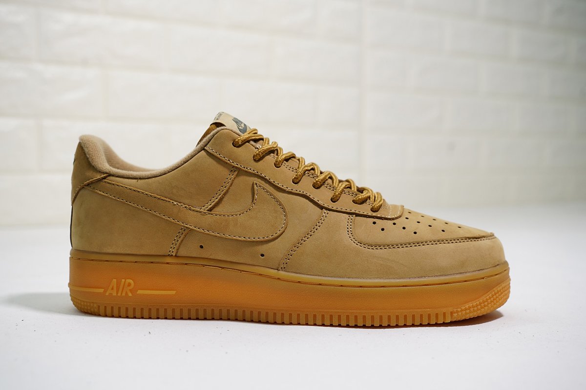 nike air force 1 flax wheat low