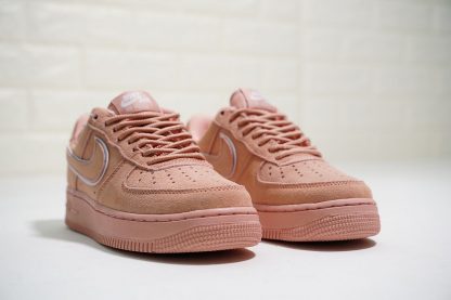 Nike Air Force 1 07 L.V.8 Suede Salmon Pink toe