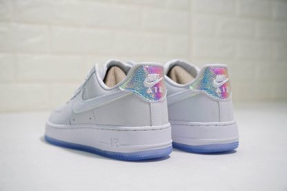 Nike Air Force 1 07 PRM White Blue Tint heel