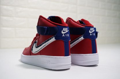 Nike Air Force 1 AF1 High '07 Gym Red blue heel