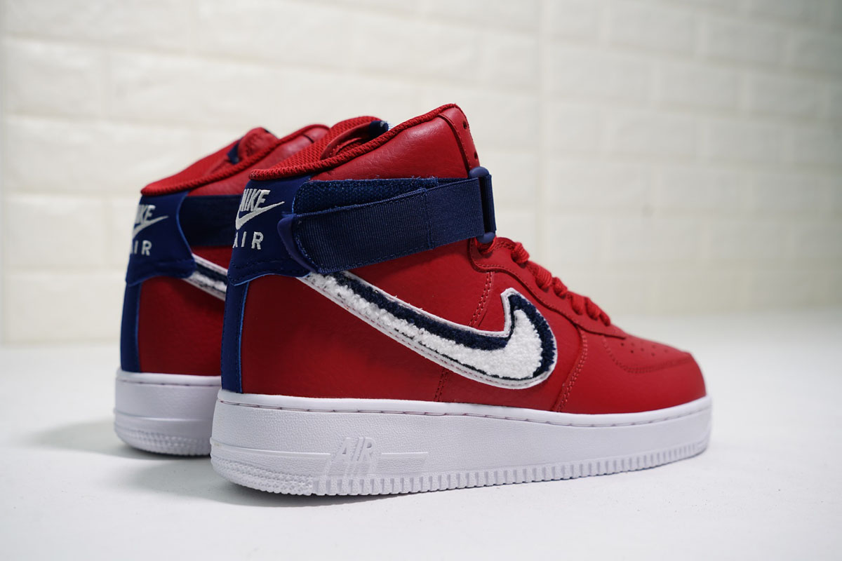 Nike Air Force 1 AF1 High '07 Gym Red Blue