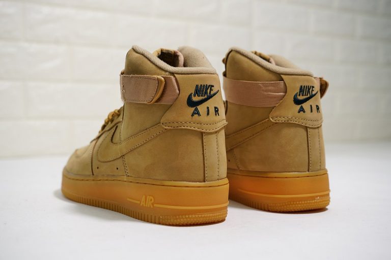 nike air force 1 high flax wheat