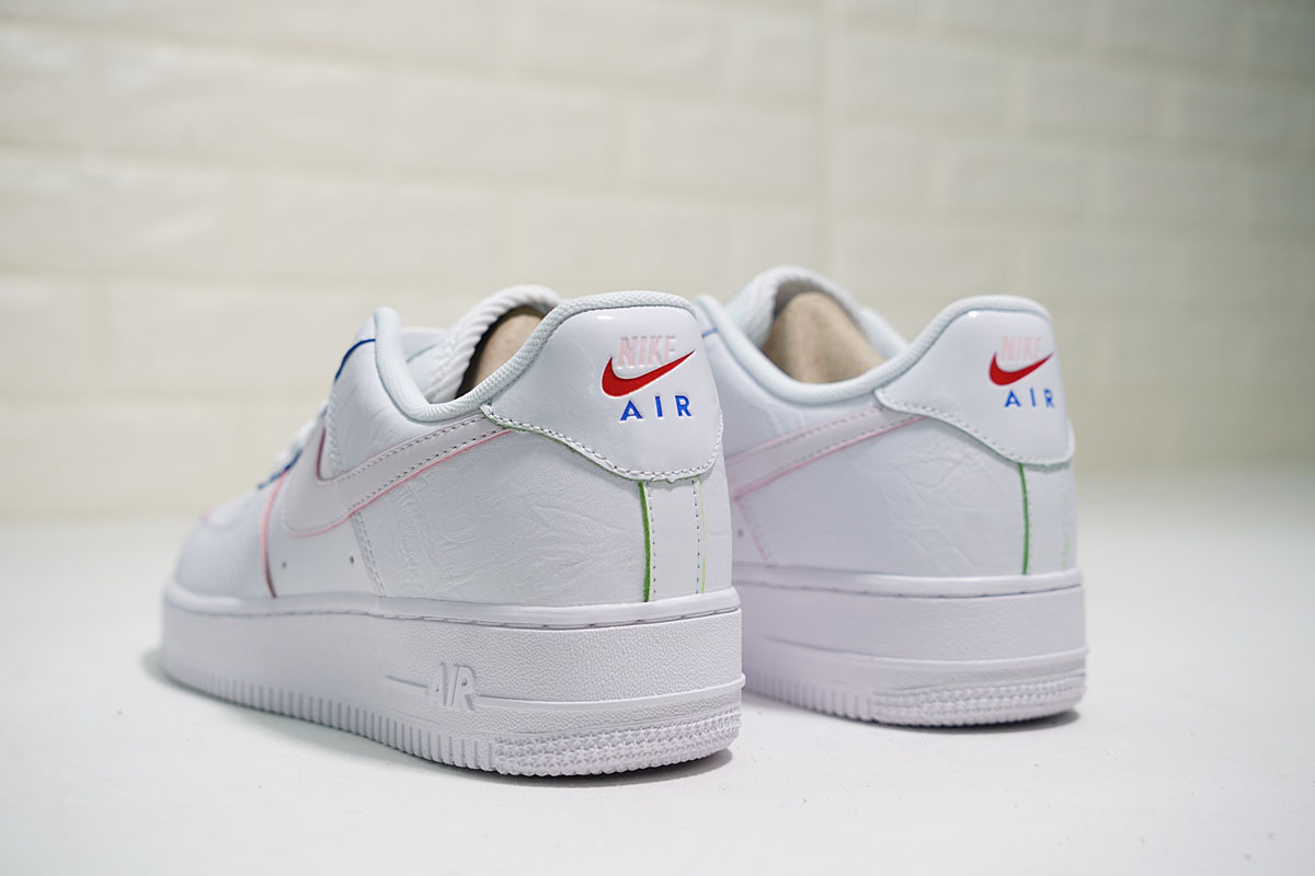 Nike Air Force 1 Low Premium White Pink/Green Line