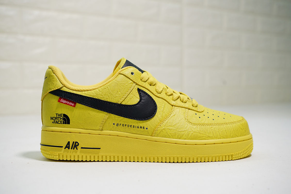 yellow nike air force