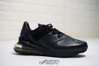Nike Air Max 270 Premium Triple Black-Grey Swoosh