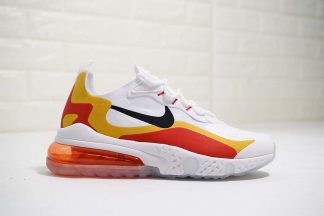 Nike Air Max 270 X React Element 87 White Total Crimson