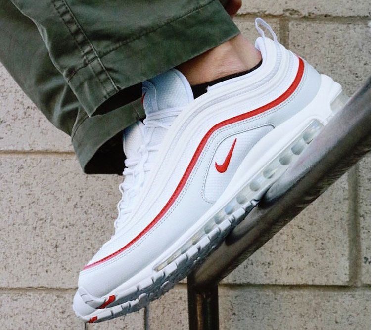 Nike Air Max 97 White Red AR5531-002 On Feet