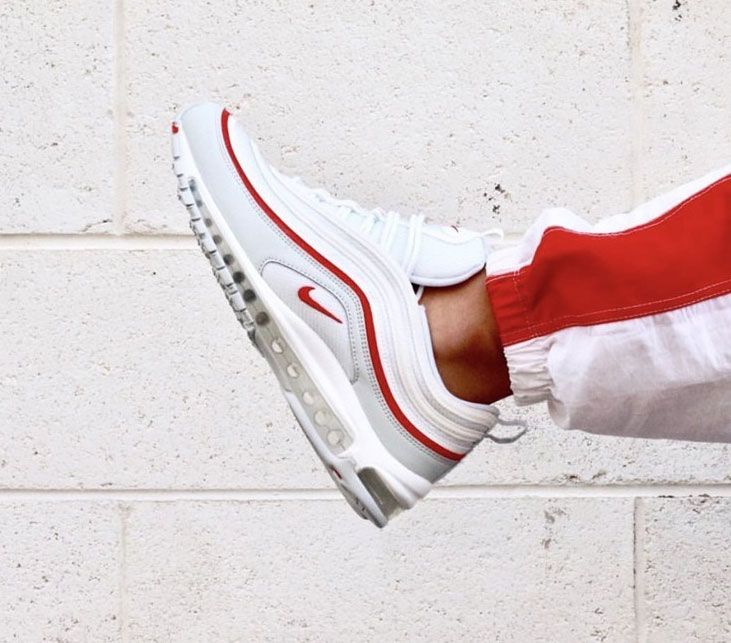 Nike Air Max 97 White Red AR5531-002 On Feet