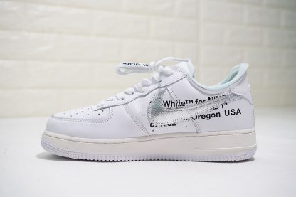 Off-White x Nike Air Force 1 Low ComplexCon silver swoosh