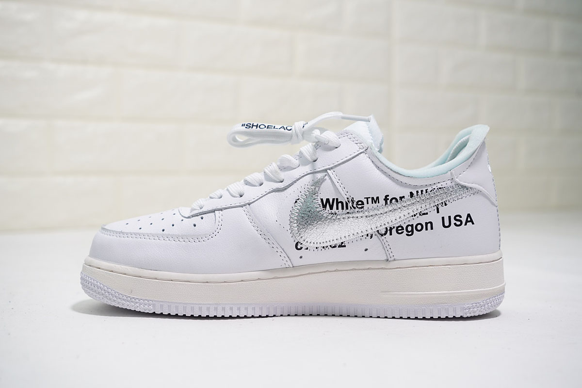 Off-White x Nike Air Force 1 Low “ComplexCon” AO4297-100 White/Metallic  Silver - SoleSnk