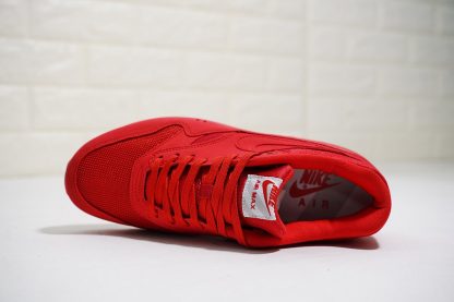 Red Nike Air Max 1 Premium tongue