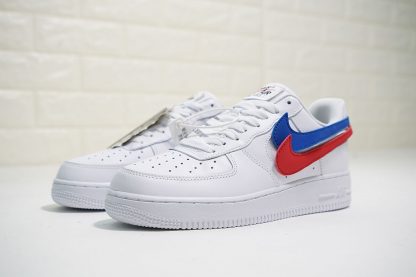 White Nike Air Force 1 Low Swoosh Pack shoes