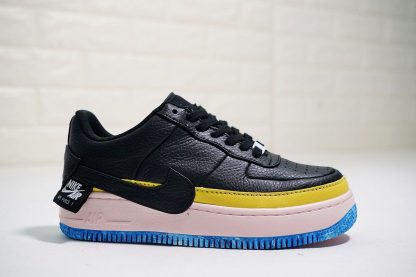 Women Nike AF1 Jester Black Sonic Yellow