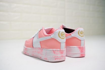 Women Nike Air Force 1 Pastel Pink gold