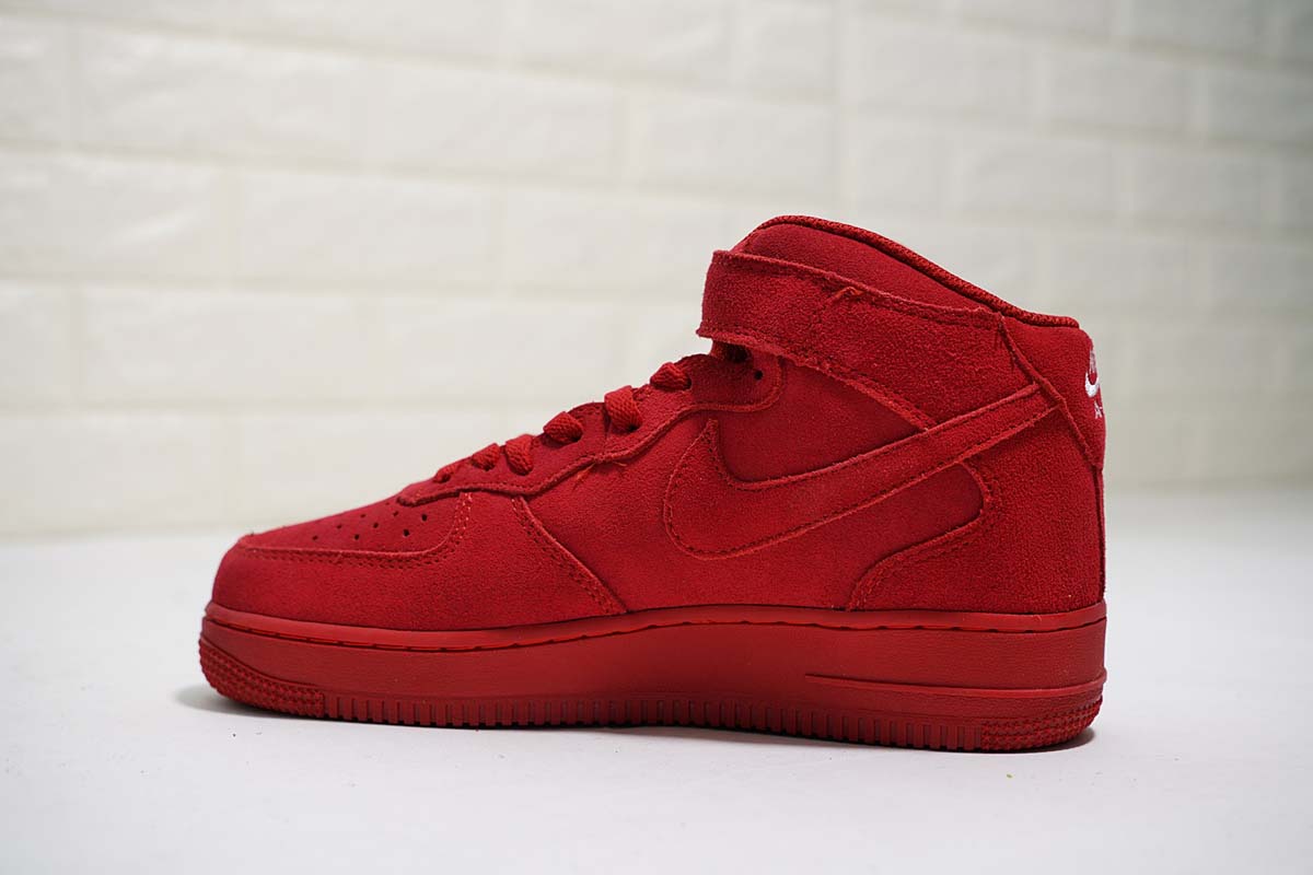 nike air force mid red