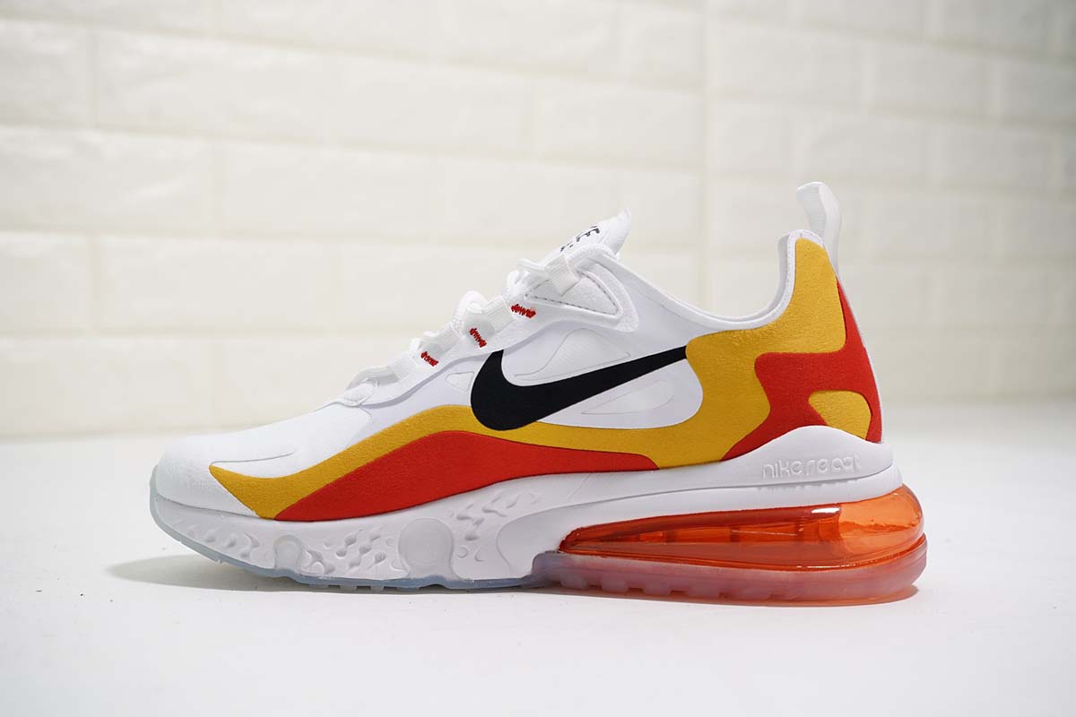 Nike Air Max 270 X React Element 87 White Total Crimson