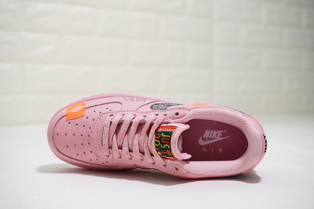 nike air force 1 just do it pink