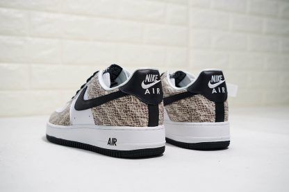 2018 Nike Air Force 1 Low Cocoa Snake heel