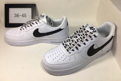 Air Force 1 07 Low Nike NBA Pack White Black shoes