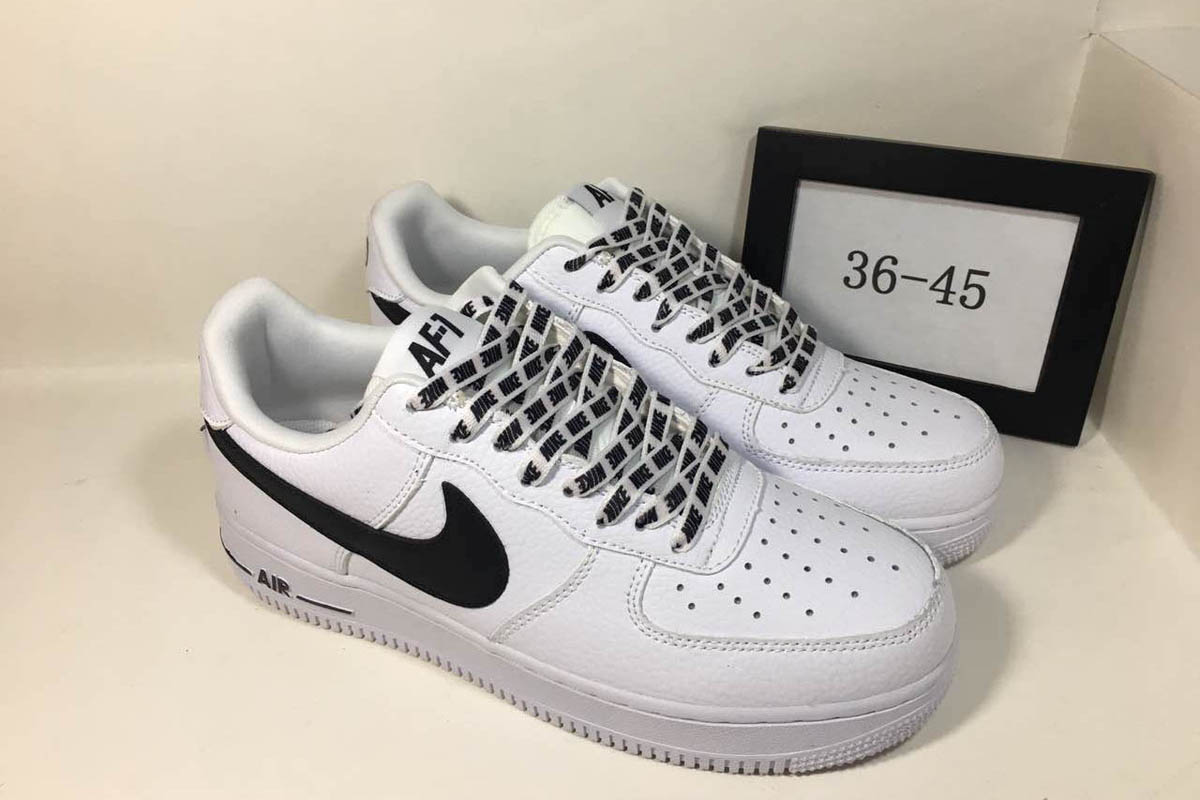 Nike Air Force 1 '07 Black White - Basket4Ballers