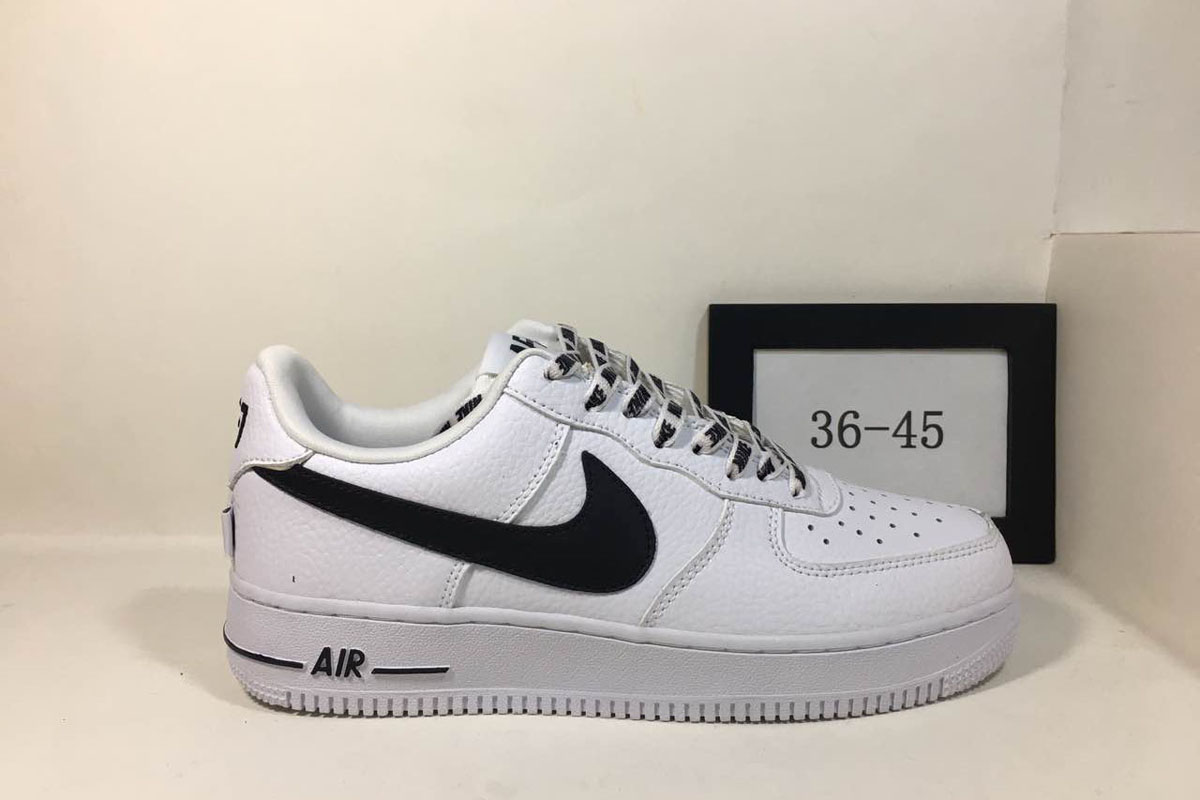 nike air force 1 low nba pack (white / black)