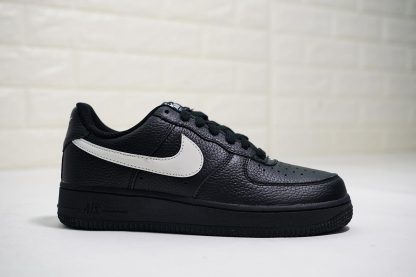 Air Force 1 Low 07 Black White Swoosh